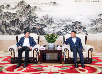 自贸区合肥片区迎来一波好项目！虞爱华与签约企业家代表商谈推进事项